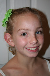 Young girl modeling the front view of Twist and Shout Hair Twists 