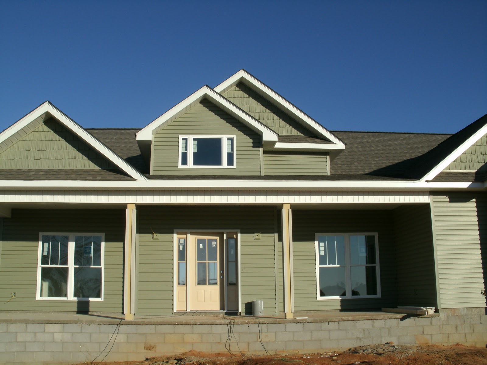 Our Home on County Road 39 Gable Siding