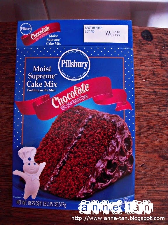 LOVE.JOY.HAPPINESS Baking Project 1 Pillsbury Moist Chocolate Cake.