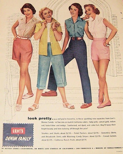 Marketing the Levi's Way: Levi's Women- 1950's ad