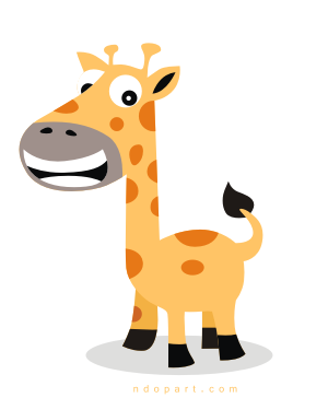 Download Cartoon Vector: Giraffe
