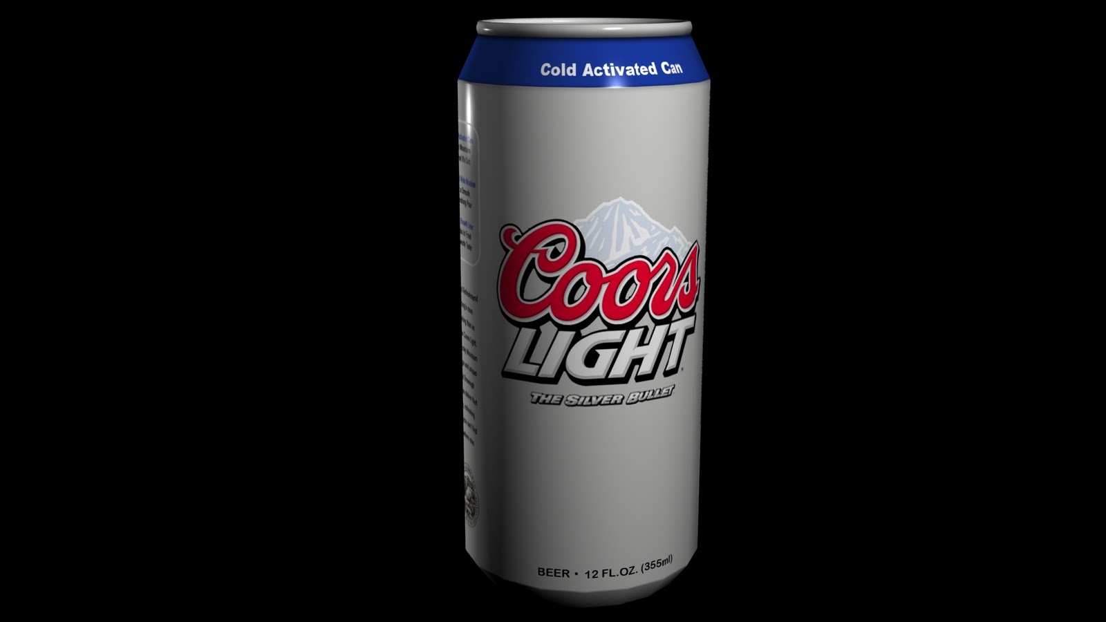 Mikey C In 3d! _____ Low Poly Coors Light Can