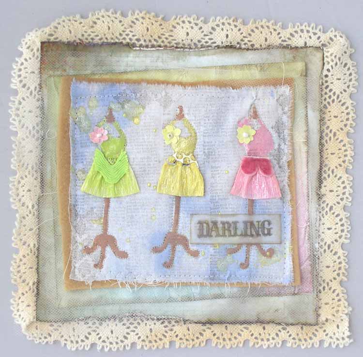 Creative Ruminations Dress Form MiniArt Quilt