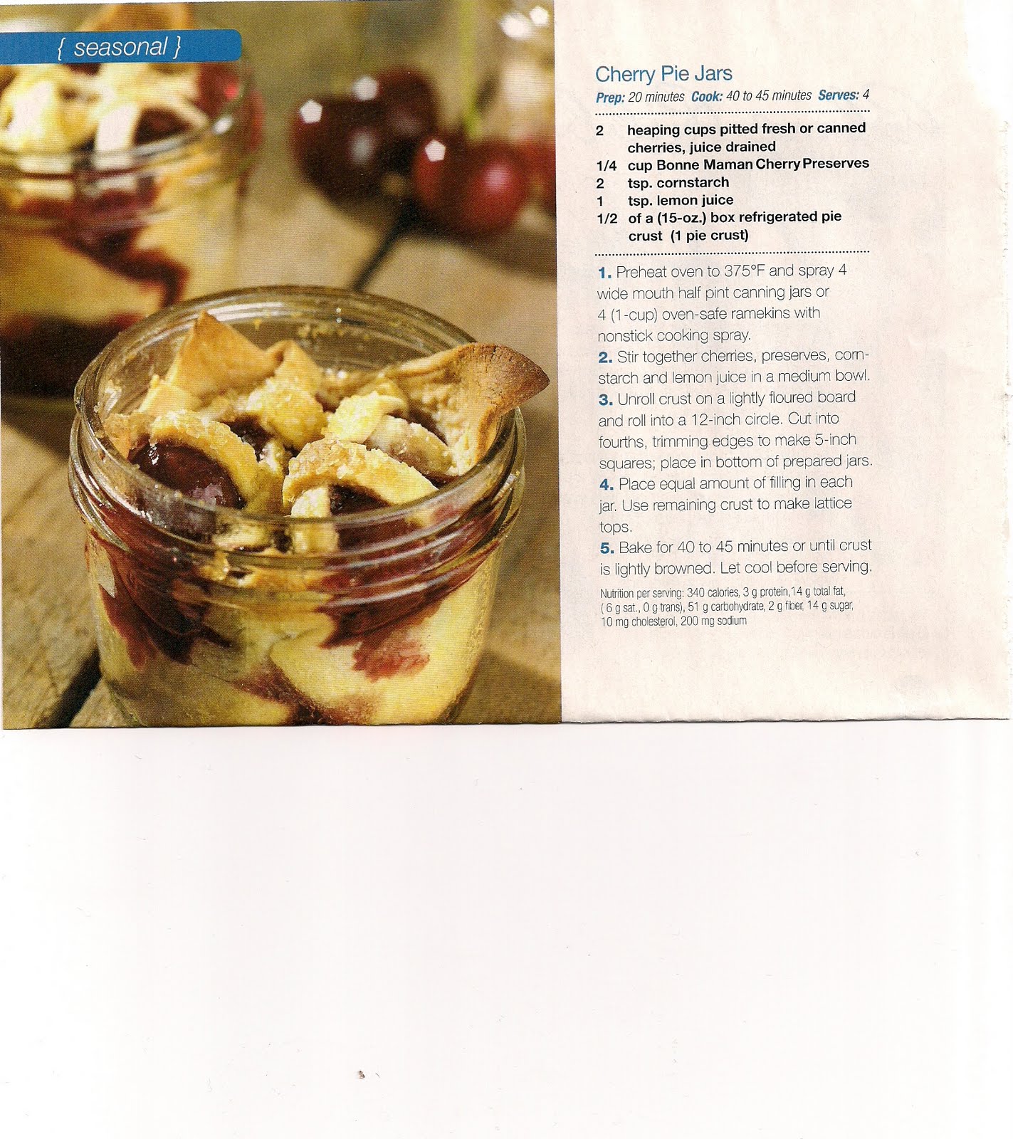 The Friday Friends Cherry Pies in a Jar