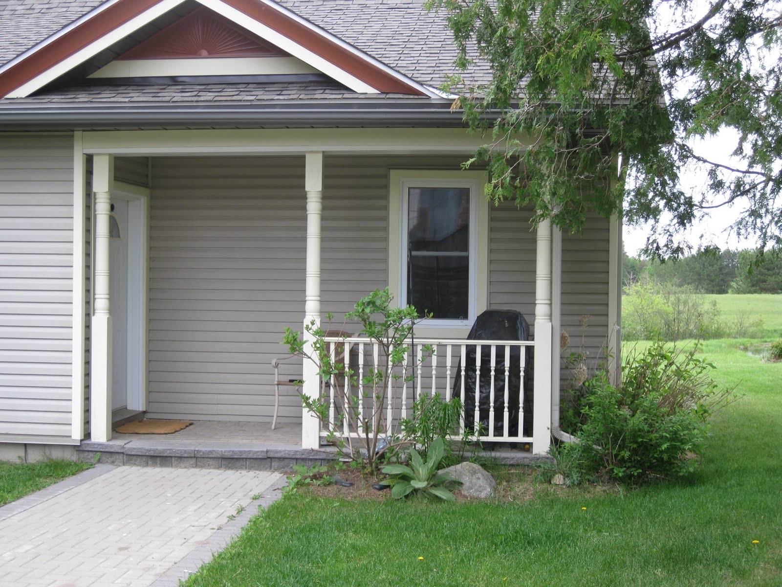 NEW GARDENS AT THE FARM Back Veranda Garden