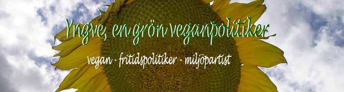 Yngve, en grön veganpolitiker!