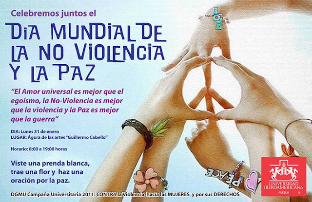 Día mundial de la no violencia y la paz - expresionesj