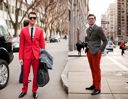 fashion fashion: Women prefer men to wear red