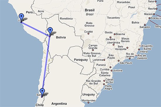 Hoja de Rutas Blog de viajes CHILE, BOLIVIA y PERÚ