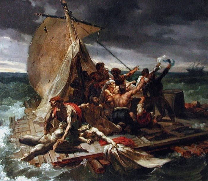 Théodore Géricault Le Radeau De La Méduse Dans mon labyrinthe...: Le/s radeau/x de la Méduse...