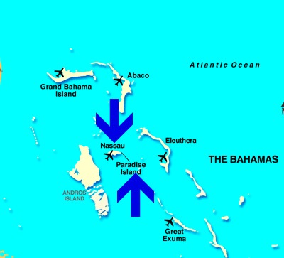 Map Bahamas 
