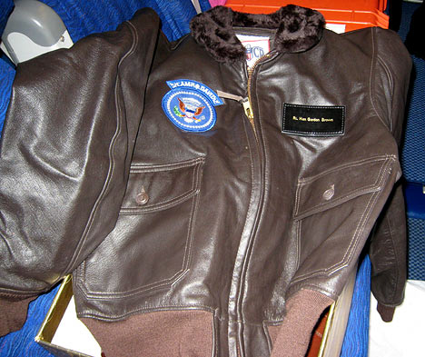 camp david leather jacket
