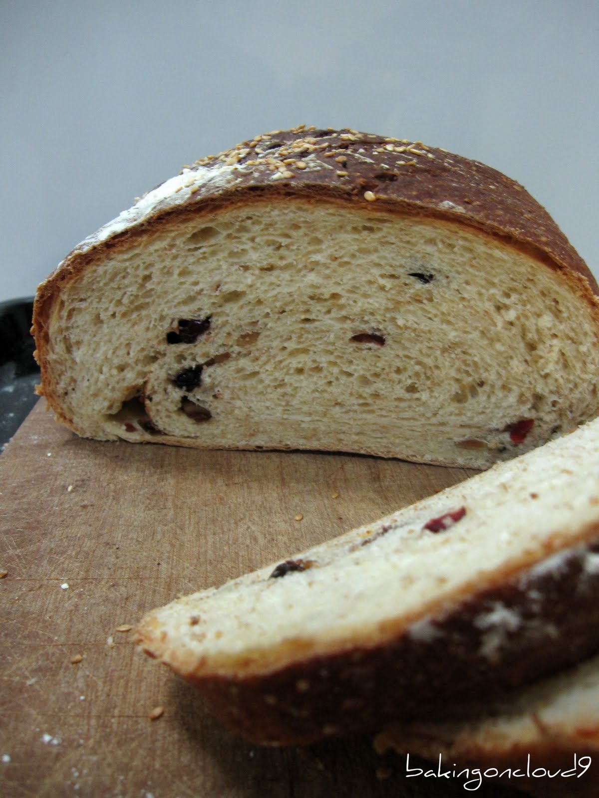 Baking on Cloud 9 Fruits & Walnuts Wholemeal Bread