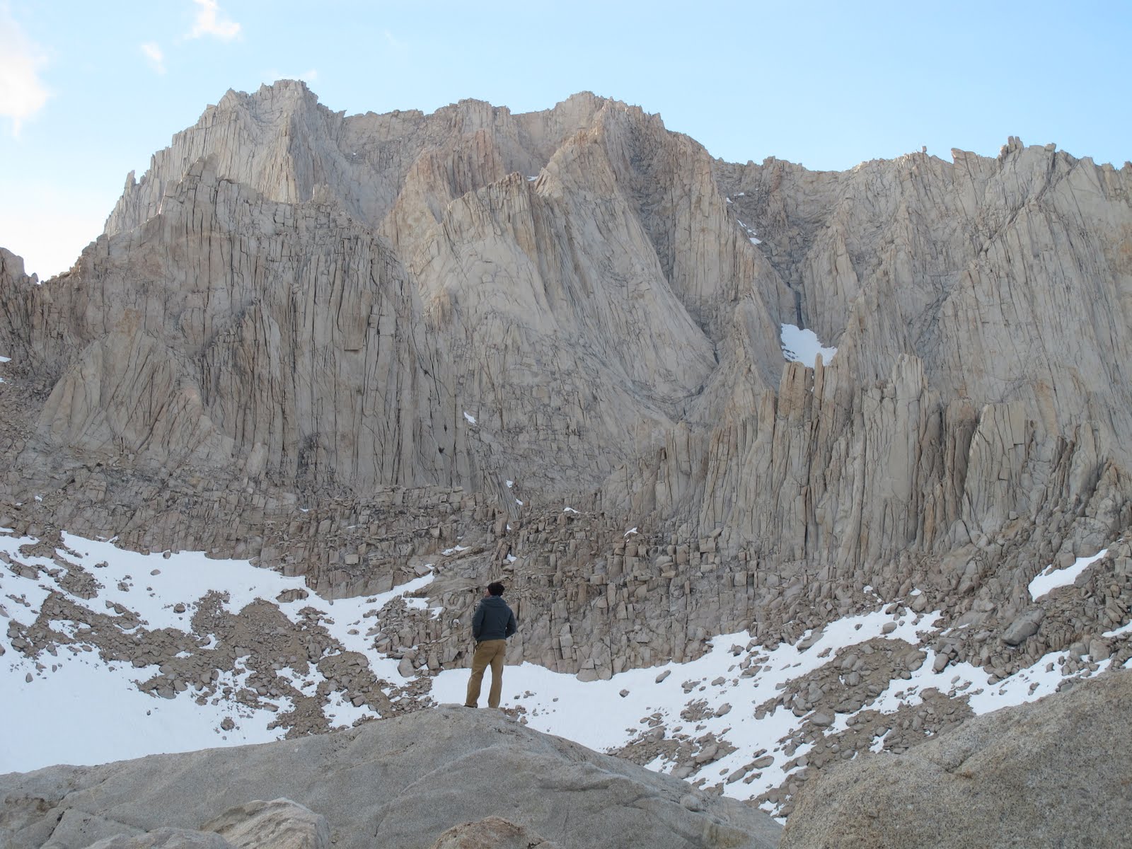 Travel to climb or climb to travel?: East Face of Mt. Whitney