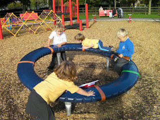 kids playing milton park southsea wood chips playing surface safety