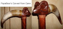 Carved Ram Cane