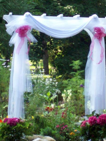 Decorated Wedding Arch This