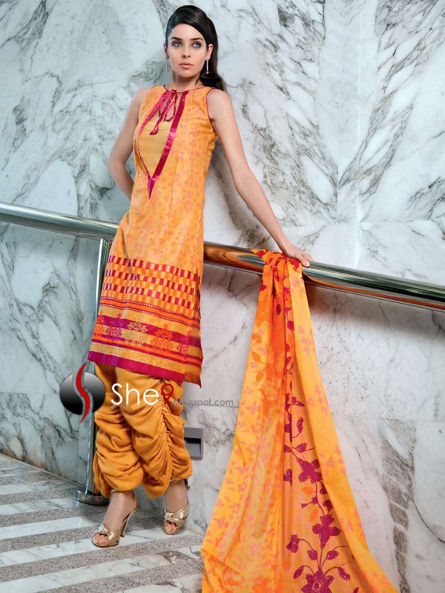 Gul Ahmed Latest Designs | New Asian Dresses 2010 - 11