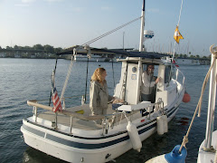 Julie and Maurice aboard QUOTIDIAN, St. Pete