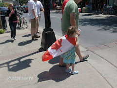 Everyone was dressed up for Canada Day