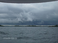 Heavy weather followed us through the Channel