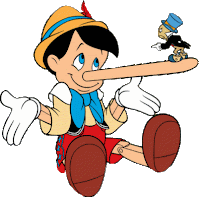 Pinocho Walt Disney: Engañarse a uno mismo