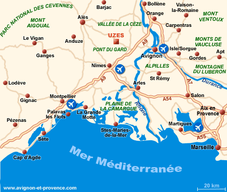 France Map Uzes France Map Uzes