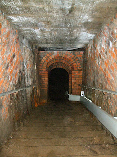 Looking back down towards the tunnel from Crawhall Road exit