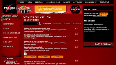 Pei wei online ordering temebposubs.ga is tracked by us since April, Over the time it has been ranked as high as 20 in the world, while most of its traffic comes from USA, where it reached as high as 3 position.