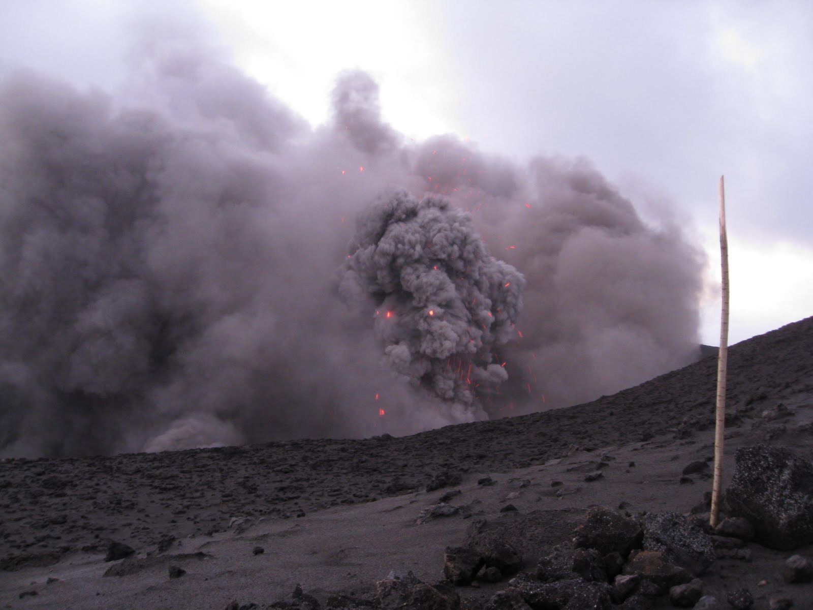 sleeping with my eyes open Vanuatu erupting volcanoes are scary, Mt