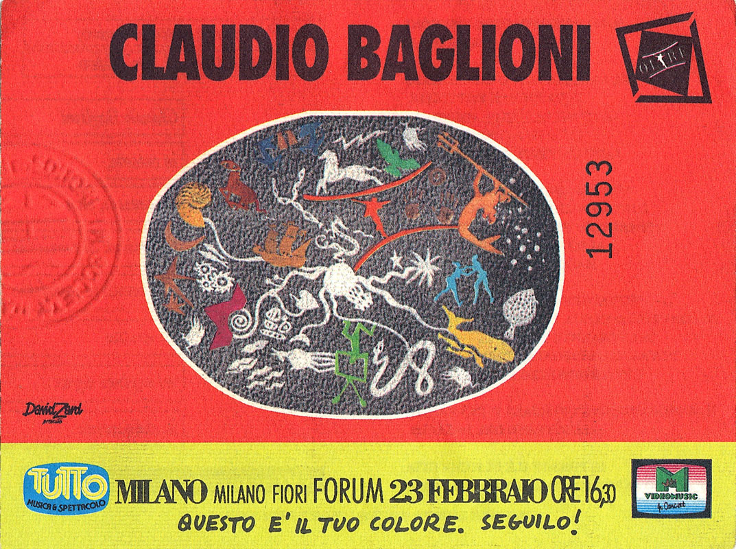 LIFE & CONCERTS 14. 23 febbraio 1992 CLAUDIO BAGLIONI