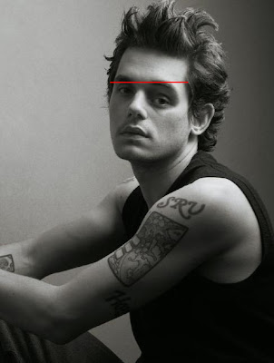 mayer john eyes uneven tattoo annie leibovitz singer