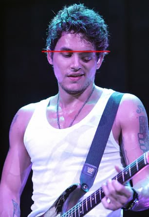 john mayer eyes uneven suck bands balls smile