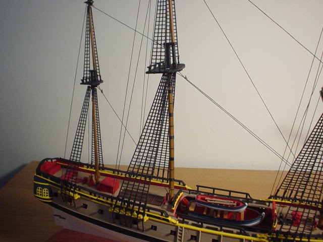John's Plastic Ships: Ratlines and Standing Rigging