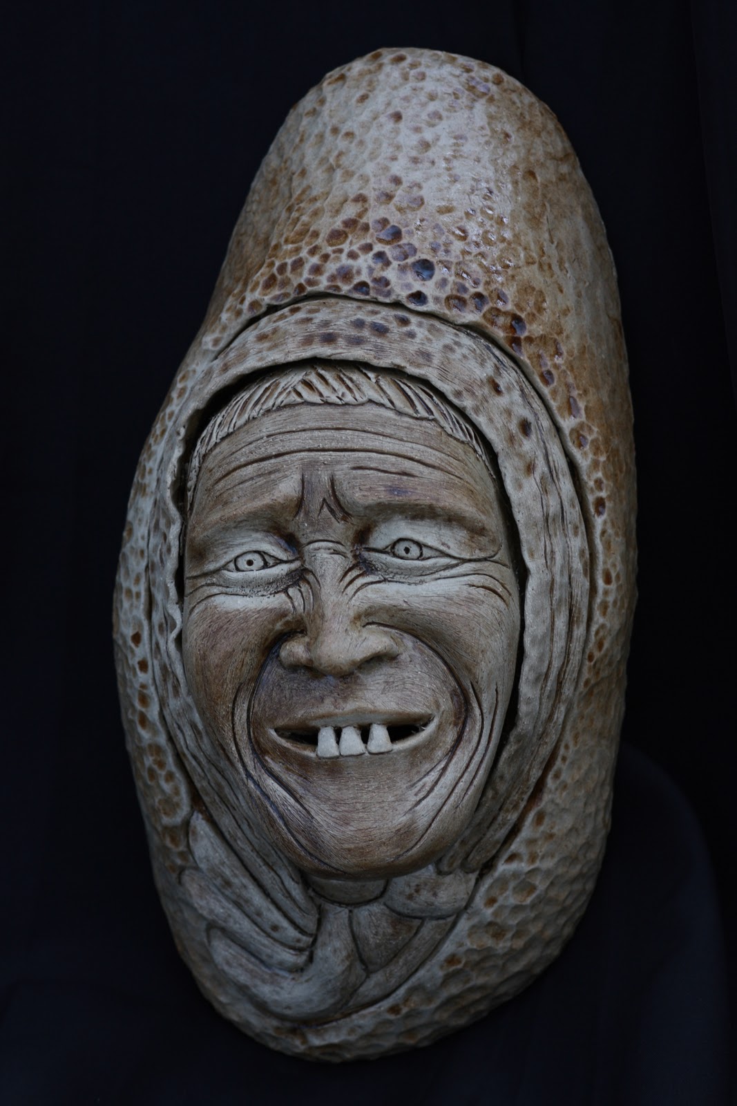 Sculpture by Doug Dannels Wall Hanging Faces