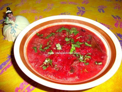 images for Beetroot Kurma / Beetroot Korma Recipe