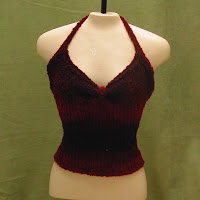 This red halter top could be the perfect thing to wear on the Fourth of July!