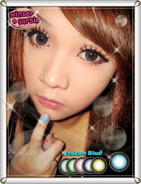 CoNTaCt LeNs: WinTeR BaRbiE ConTaCT LeNs