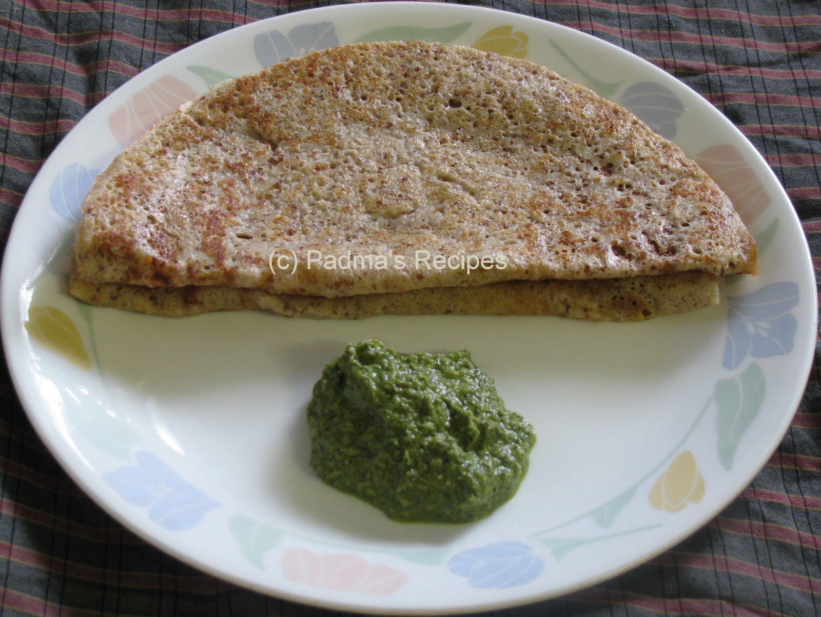 Padma's Recipes WHOLE OATS AND RED QUINOA DOSA