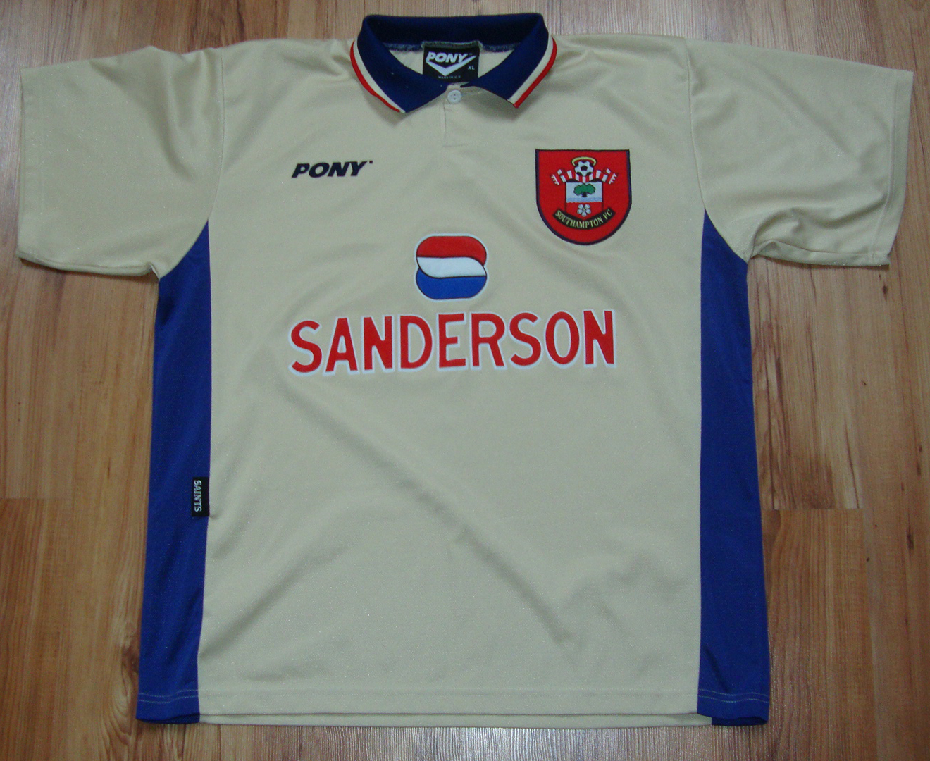 Maillot Southampton Third 2004/06 - Taille L, Couleur Bleu, Numéro 30 - Occasion Adulte