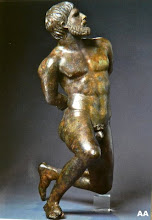 Gaulois captif  bronze  70cm