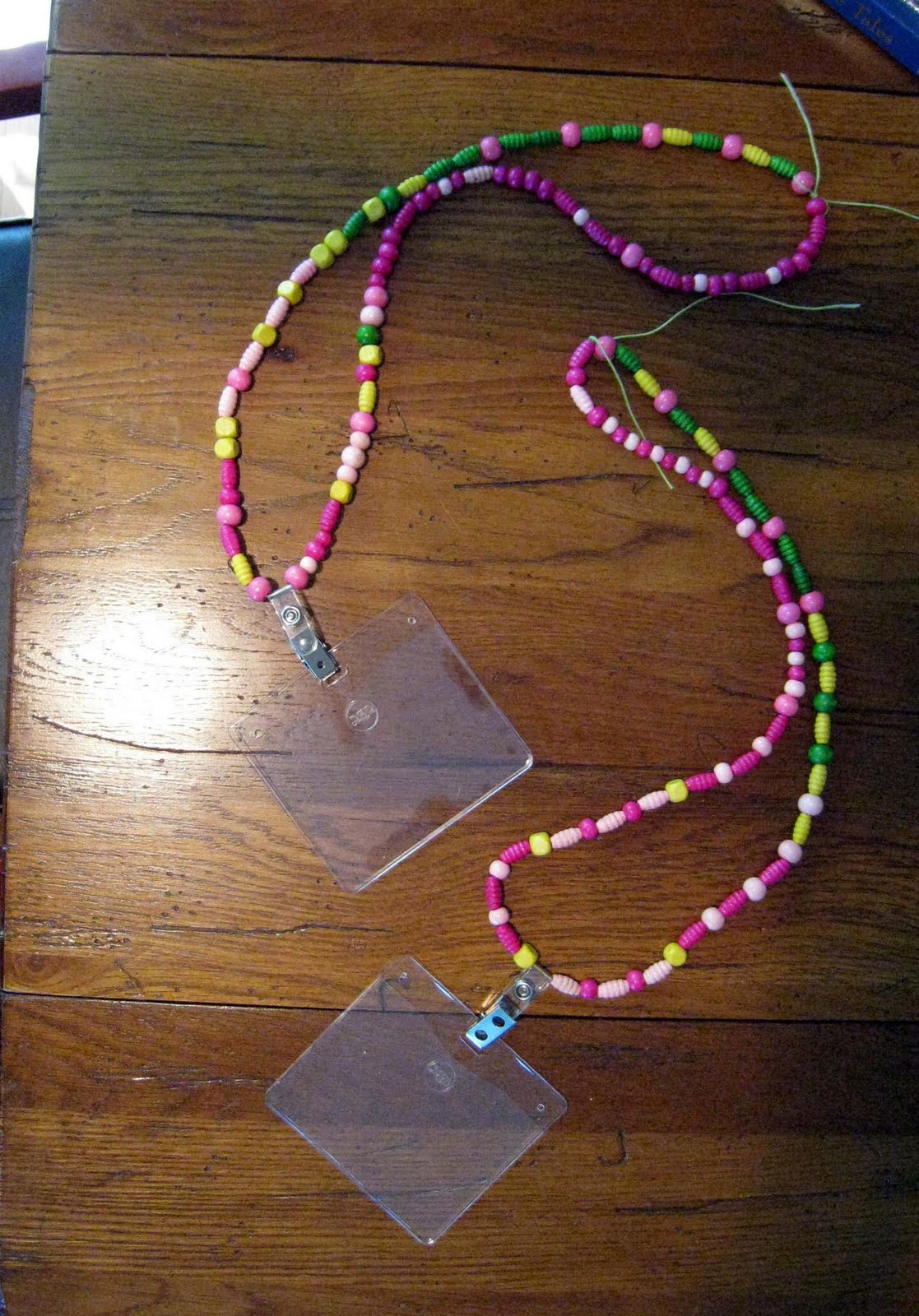 4 Crazy Kings Teacher Gift Beaded Badge Lanyard