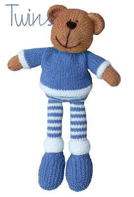 knitted bear, knitted teddy bear