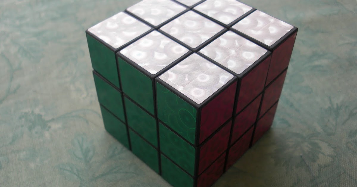 Obsessively Stitching Customized Rubiks Cube