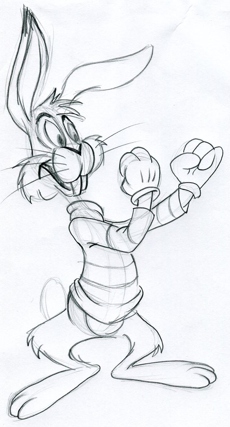 Dan's Practice Blog: Preston Blair Rabbit