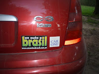 en auto a Brasil