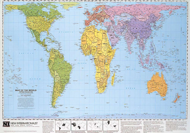 Mapa Mundo do Peters