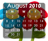 August 2010 Calendar Wallpaper