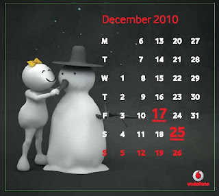 December 2010 Calendar Wallpapers