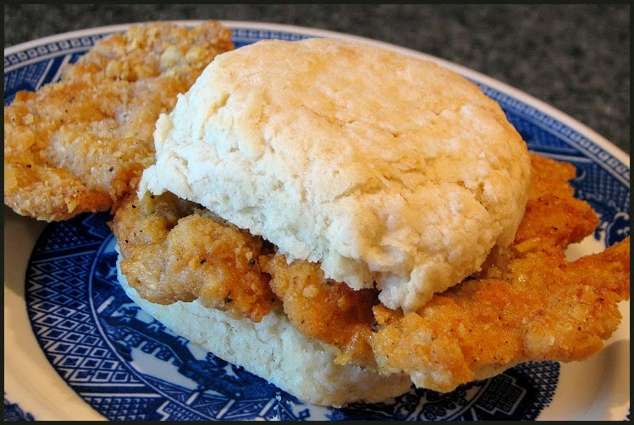 Fat Johnny's Front Porch Pork Chop Biscuit